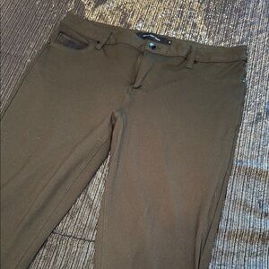 Calvin Klein Dark Olive Stretch Pants